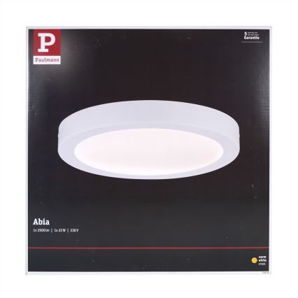 Paulmann 70899 - LED/22W Stropné svietidlo ABIA 230V