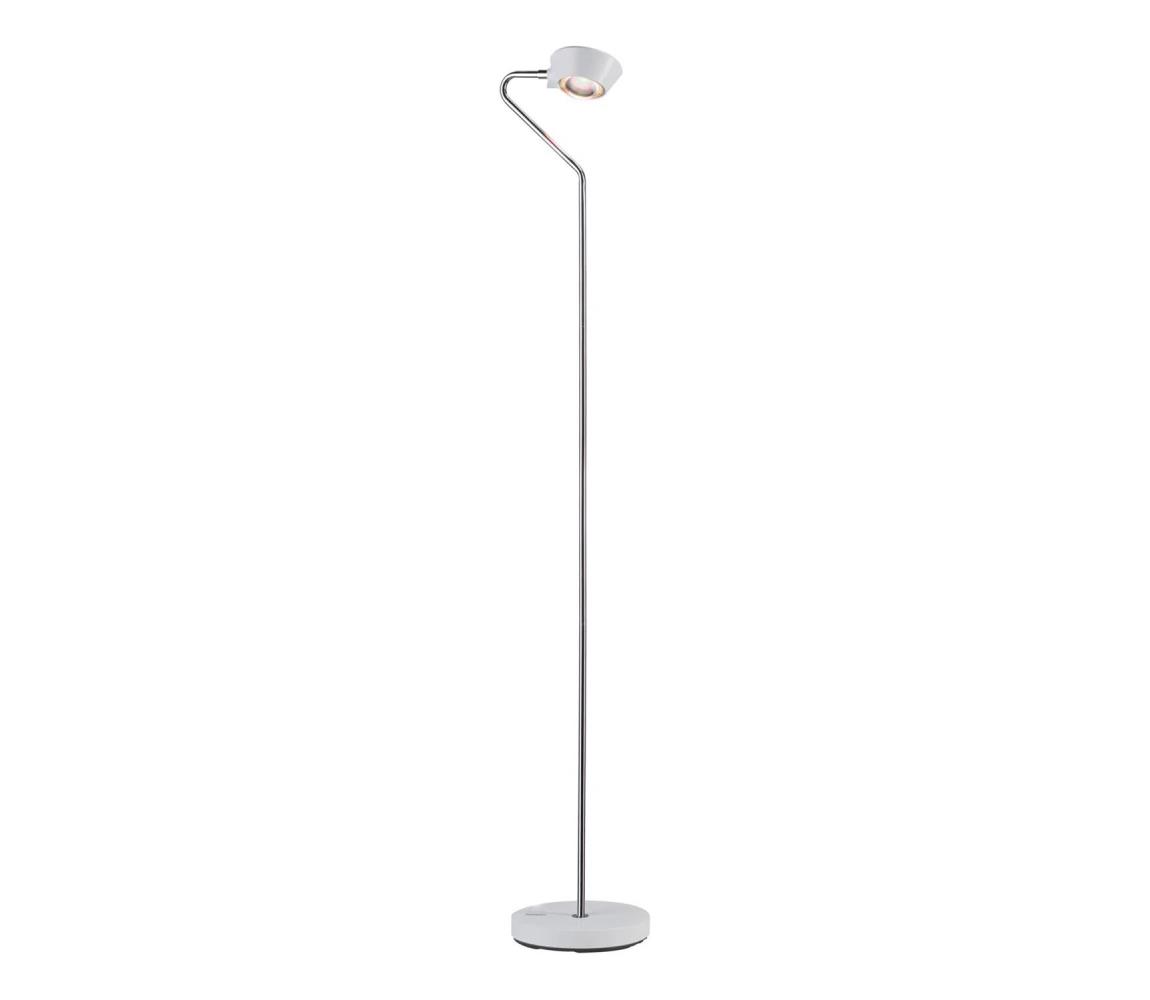 Paulmann 70920 - LED/7,5W Stmievateľná stojacia lampa RAMOS 230V biela/lesklý chróm 70920