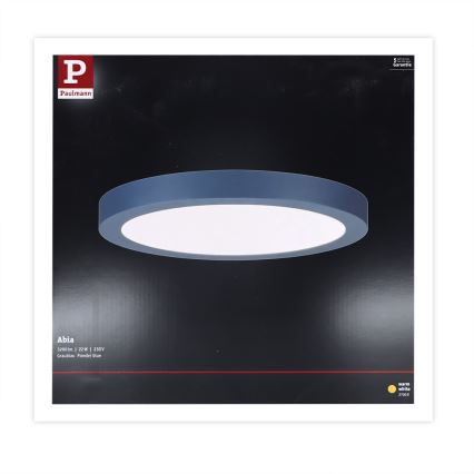 Paulmann 70987 - LED/22W Stropné svietidlo ABIA 230V modrá