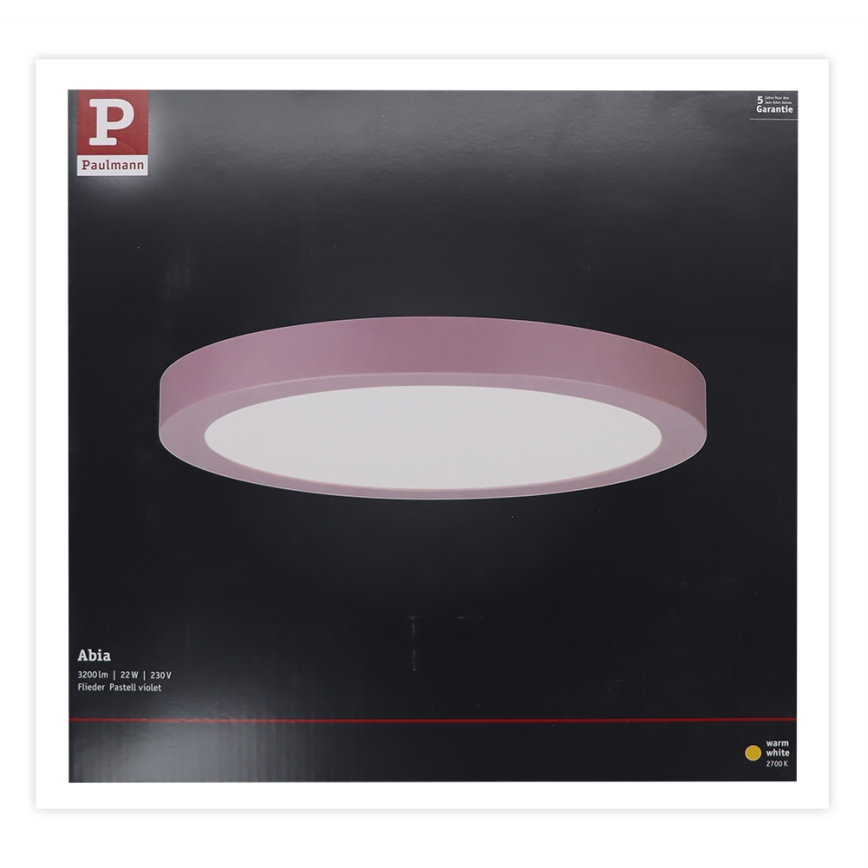 Paulmann 70989 - LED/22W Stropné svietidlo ABIA 230V fialová