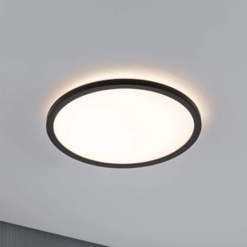 Paulmann 70998 - LED/16W Panel prisadený ATRIA 230V 3000K pr. 29,3 cm čierna