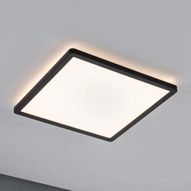 Paulmann 71001 - LED/16W Panel prisadený ATRIA 230V 3000K 29,3x29,3 cm čierna