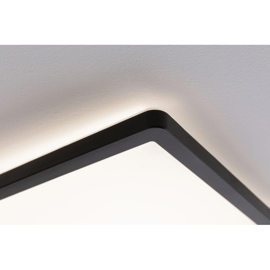 Paulmann 71001 - LED/16W Panel prisadený ATRIA 230V 3000K 29,3x29,3 cm čierna