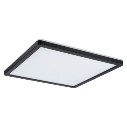 Paulmann 71001 - LED/16W Panel prisadený ATRIA 230V 3000K 29,3x29,3 cm čierna
