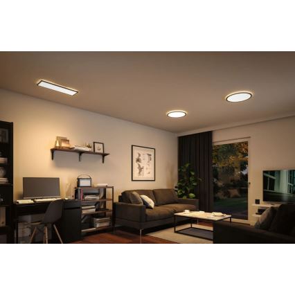 Paulmann 71003 - LED/22W Stmievateľný panel ATRIA 230V 3000K 20x58 cm čierna