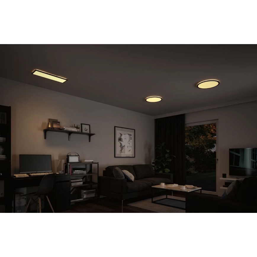 Paulmann 71003 - LED/22W Stmievateľný panel ATRIA 230V 3000K 20x58 cm čierna