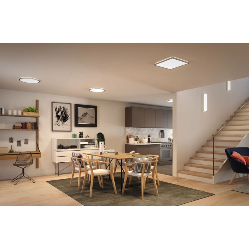 Paulmann 71009 - LED/22W Stmievateľný panel ATRIA 230V 4000K 42x42 cm matný chróm