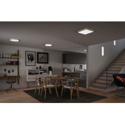Paulmann 71009 - LED/22W Stmievateľný panel ATRIA 230V 4000K 42x42 cm matný chróm