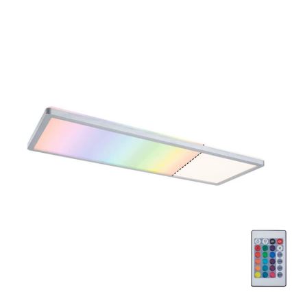 Paulmann 71020 - LED/20W RGBW Stmievateľný panel ATRIA 230V 4000K 20x58 cm + diaľkové ovládanie