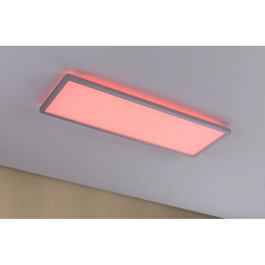 Paulmann 71020 - LED/20W RGBW Stmievateľný panel ATRIA 230V 4000K 20x58 cm + diaľkové ovládanie