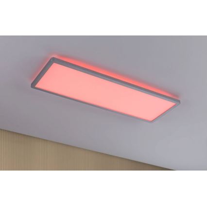Paulmann 71020 - LED/20W RGBW Stmievateľný panel ATRIA 230V 4000K 20x58 cm + diaľkové ovládanie