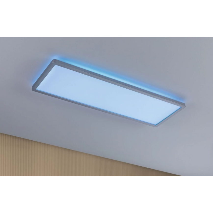 Paulmann 71020 - LED/20W RGBW Stmievateľný panel ATRIA 230V 4000K 20x58 cm + diaľkové ovládanie