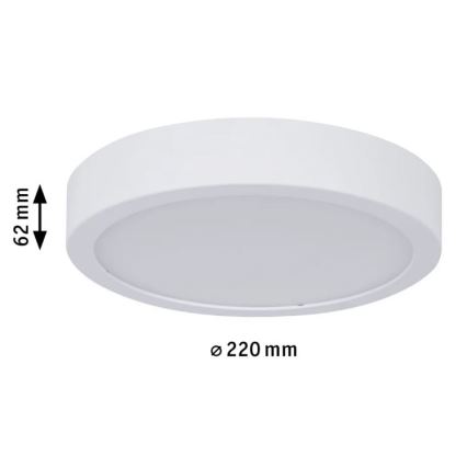 Paulmann 78923 - LED/13W IP44 Stmievateľné kúpeľňové stropné svietidlo AVIAR 230V