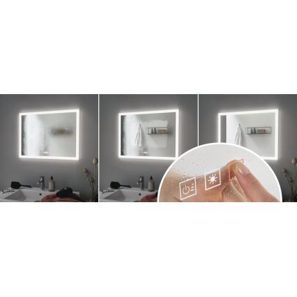 Paulmann 78951 - LED/22W IP44 Stmievateľné kúpeľňové vyhrievané zrkadlo s podsvietením 230V