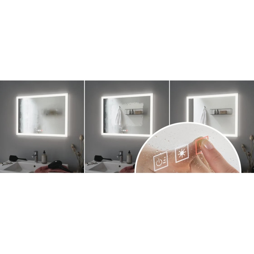 Paulmann 78951 - LED/22W IP44 Stmievateľné kúpeľňové vyhrievané zrkadlo s podsvietením 230V
