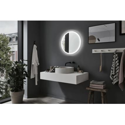 Paulmann 78952- LED/21W IP44 Stmievateľné kúpeľňové vyhrievané podsvietené zrkadlo MIRA 230V
