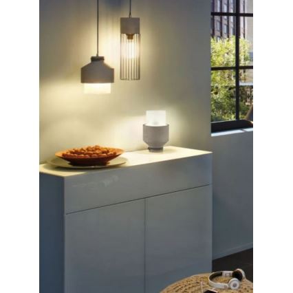 Paulmann 79619 - 1xE27/20W Stolná lampa HELIN 230V