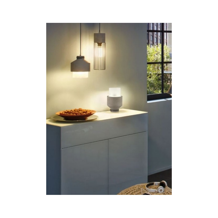 Paulmann 79619 - 1xE27/20W Stolná lampa HELIN 230V