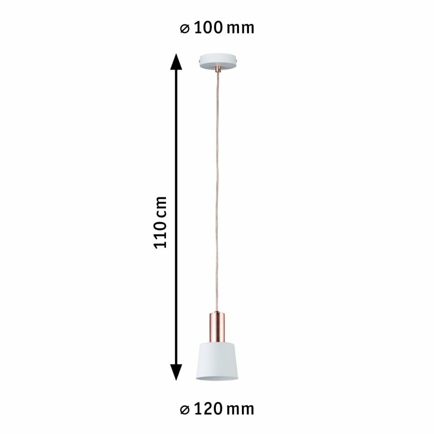 Paulmann 79656 - 1xE14/20W  Luster na lanku NEORDIC HALDAR 230V