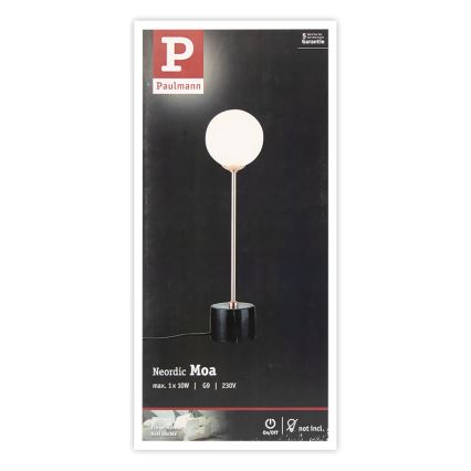 Paulmann 79662 - 1xG9/10W Stolná lampa NEORDIC MOA 230V