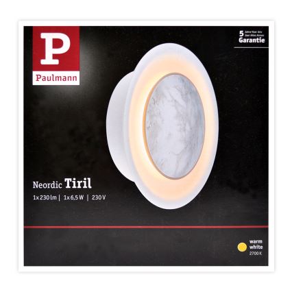 Paulmann 79700 - LED/6,5W Nástenné svietidlo TIRIL 230V