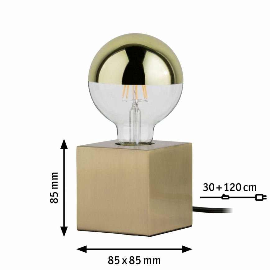 Paulmann  79728 - 1xE27/20W Stolná lampa DILJA 230V