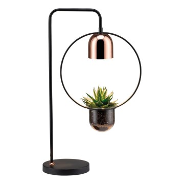 Paulmann 79746 - 1xGU10/20W Stolná lampa FANJA 230V dymová