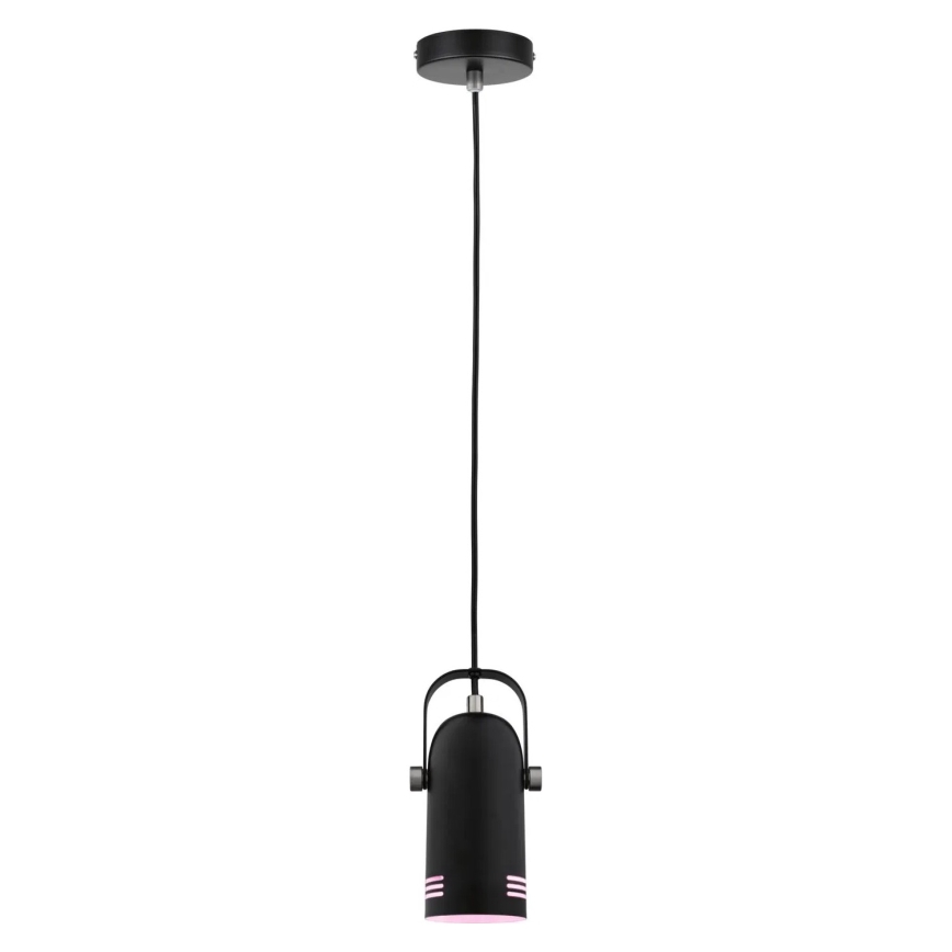 Paulmann 79766 - LED RGBW 1xE27/9W Luster na lankách LAVEA 230V čierny