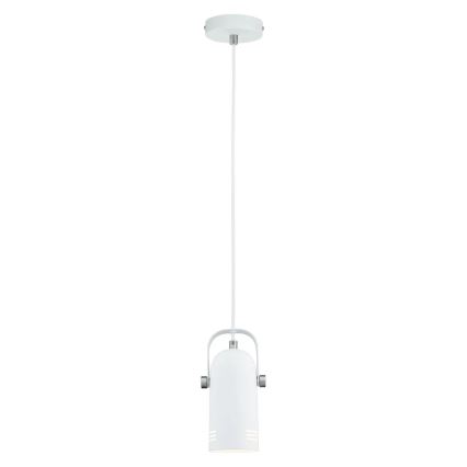 Paulmann 79767 - LED 1xE27/8W Luster na lankách LAVEA 230V biela