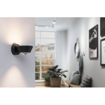 Paulmann 79769 - LED/9W IP44 Stmievateľné nástenné svietidlo SABIK 230V
