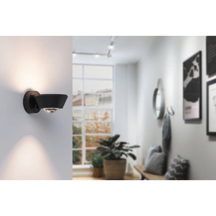 Paulmann 79769 - LED/9W IP44 Stmievateľné nástenné svietidlo SABIK 230V