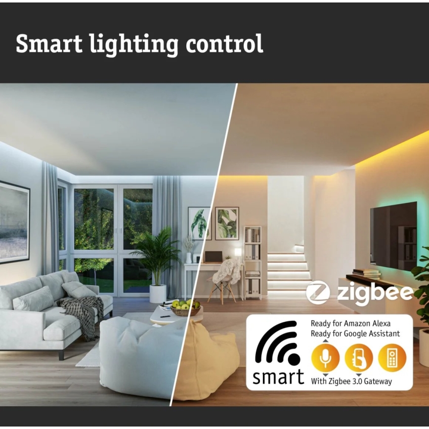 Paulmann 79826 - LED/19,5W Stmievateľné svietidlo SMART VELORA 230V 2700-6500K