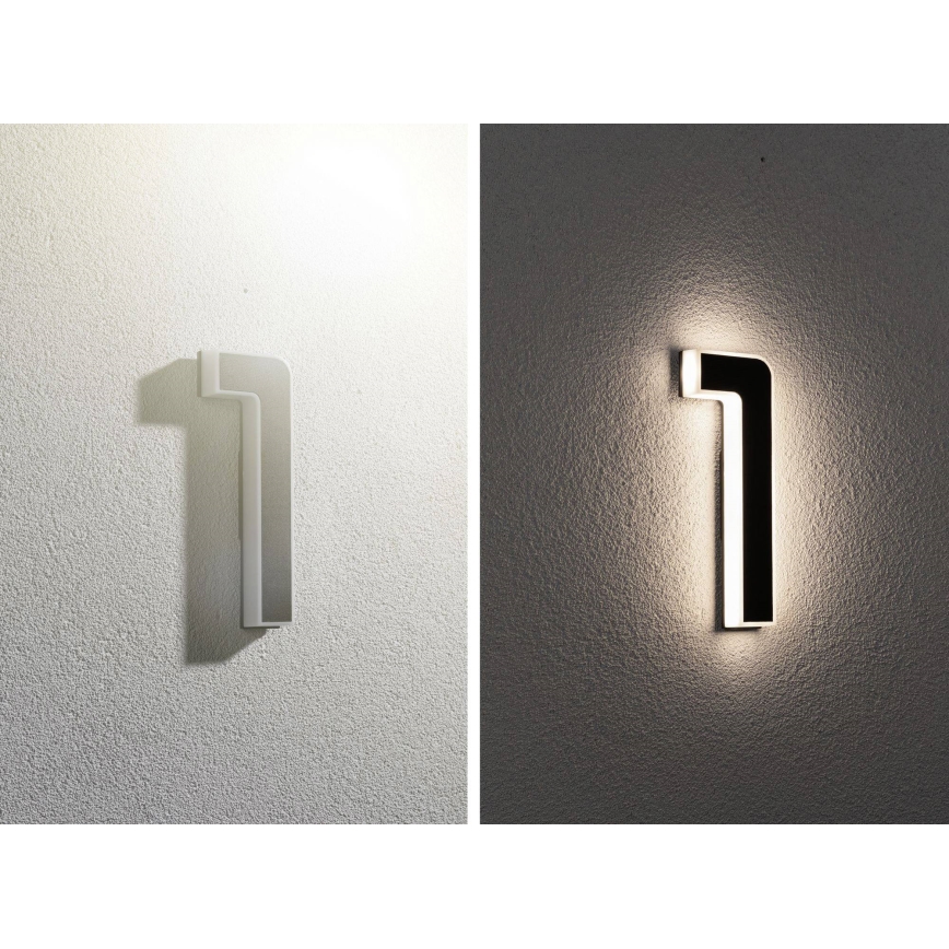Paulmann 79842 - LED/0,2W IP44 Solárne domové číslo 1,2V 1500 mAh