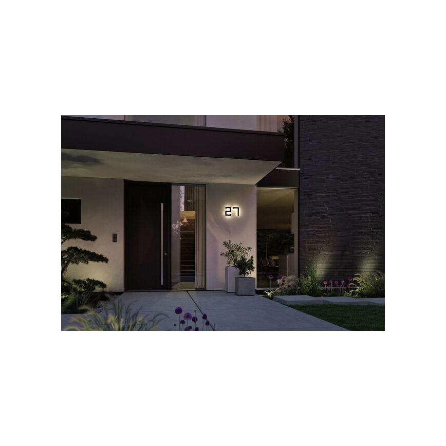 Paulmann 79842 - LED/0,2W IP44 Solárne domové číslo 1,2V 1500 mAh