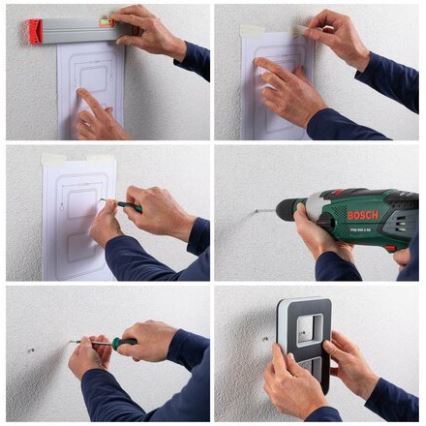 Paulmann 79842 - LED/0,2W IP44 Solárne domové číslo 1,2V 1500 mAh