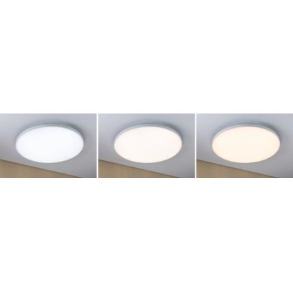 Paulmann 79894 - LED/38W stropné svietidlo VELORA, 230 V, 3000/4000/6500 K, priemer 60 cm, biele
