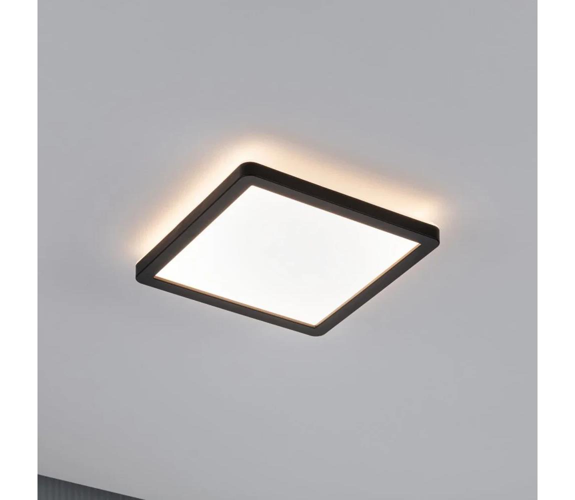 Paulmann 79920 - LED/11,2W stmievateľný panel ATRIA 230V 3000K 19x19 cm čierny 79920