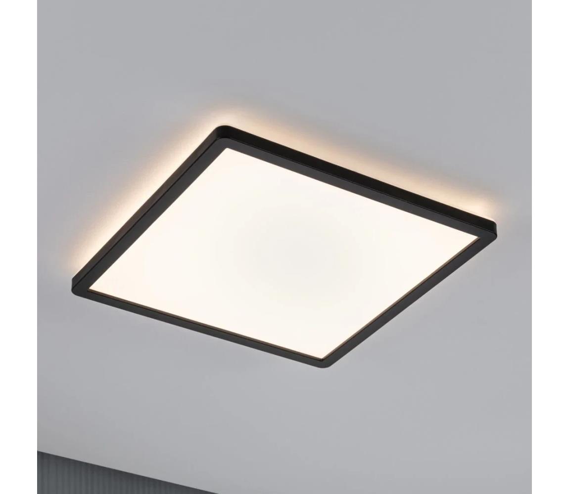 Paulmann 79921 - LED/16W Stmievateľný panel ATRIA 230V 3000K 29,3x29,3 cm čierna 79921