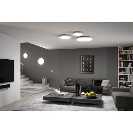 Paulmann 79931 - LED/16,5W IP44 Stmievateľné stropné svietidlo LORIA 230V 2700-6500K