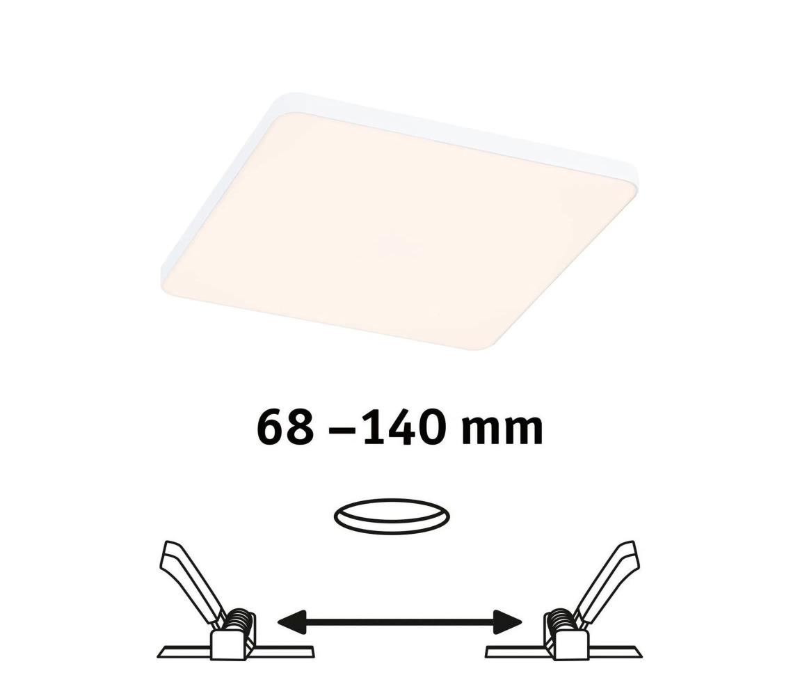 Paulmann 79948 - LED/12W IP44 Kúpeľňové zapustené svietidlo VARIFIT 230V 79948