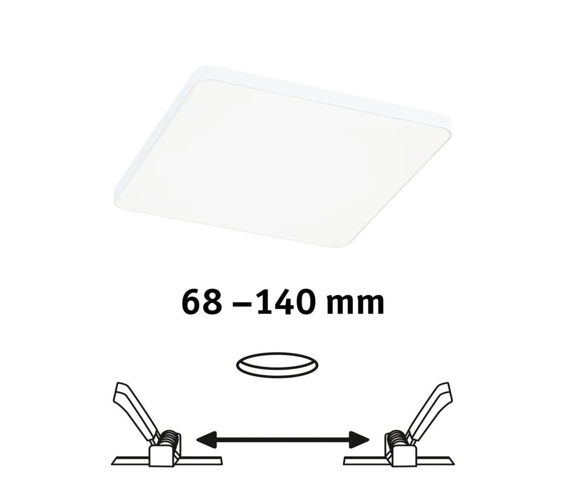 Paulmann 79954 - LED/12W IP44 Kúpeľňové zapustené svietidlo VARIFIT 230V 79954