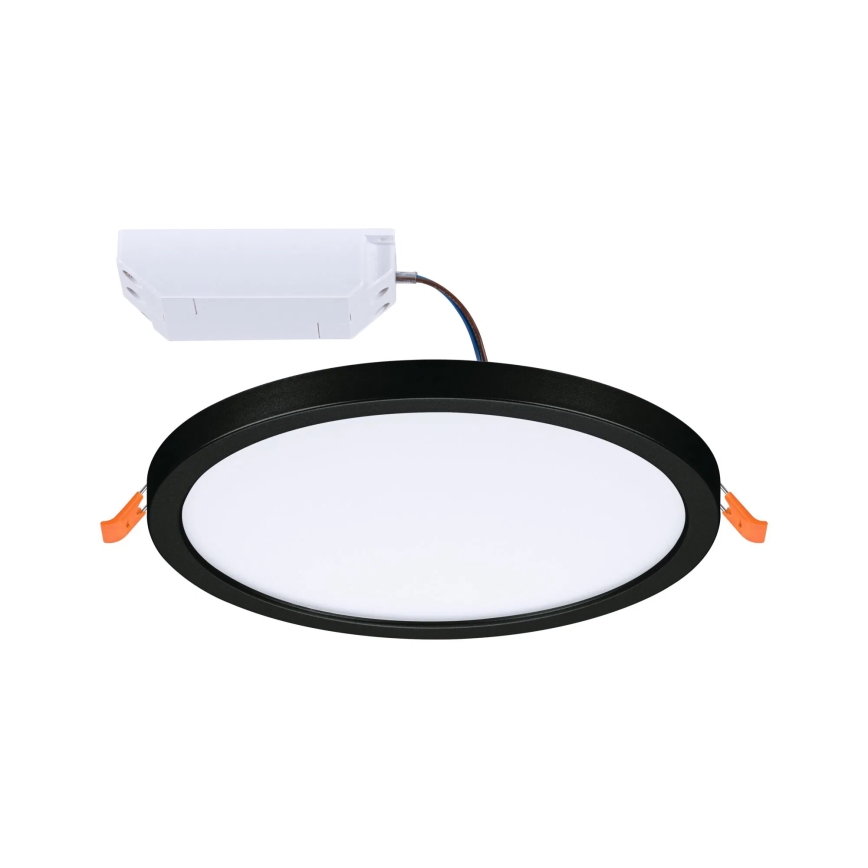 Paulmann 79965 - LED/13W IP44 Stmievateľné kúpeľňové zapustené svietidlo AREO 230V pr. 17,5 cm čierna