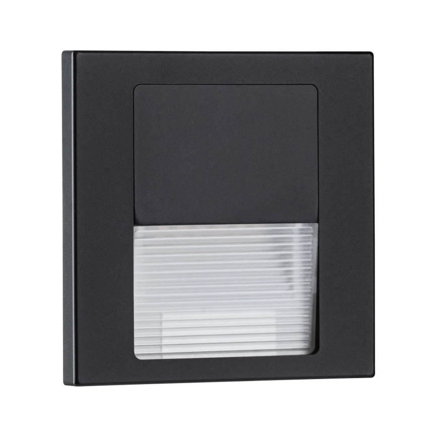 Paulmann 80001 - LED/1W Schodiskové svietidlo TSARO 230V Follow/čierna