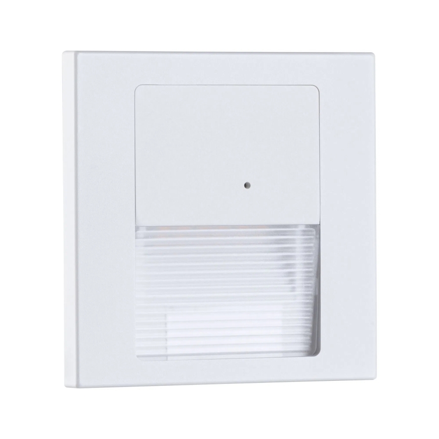 Paulmann 80002 - LED/1W Schodiskové svietidlo so senzorom TSARO 230V Lead/biela