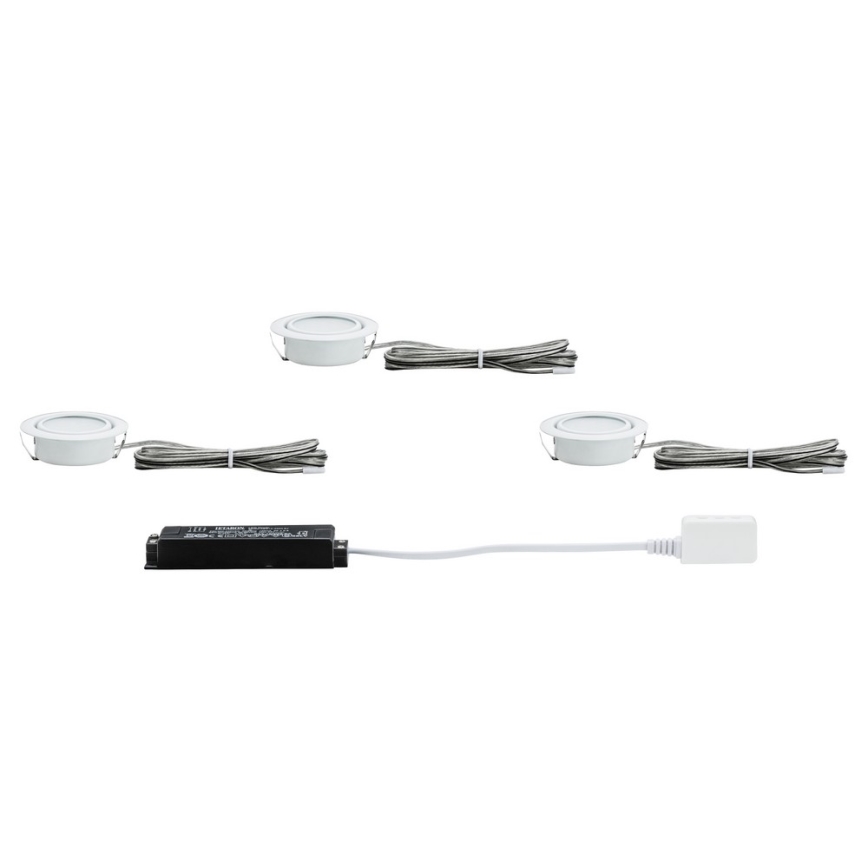 Paulmann 92091 - SADA 3x LED Podhľadové svietidlo 3xLED/4,2W/230V