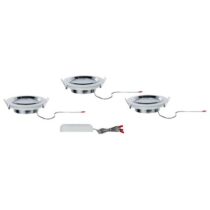 Paulmann 92693 - SADA 3xLED/8W Stmievateľné podhľadové svietidlo PREMIUM LINE 230/