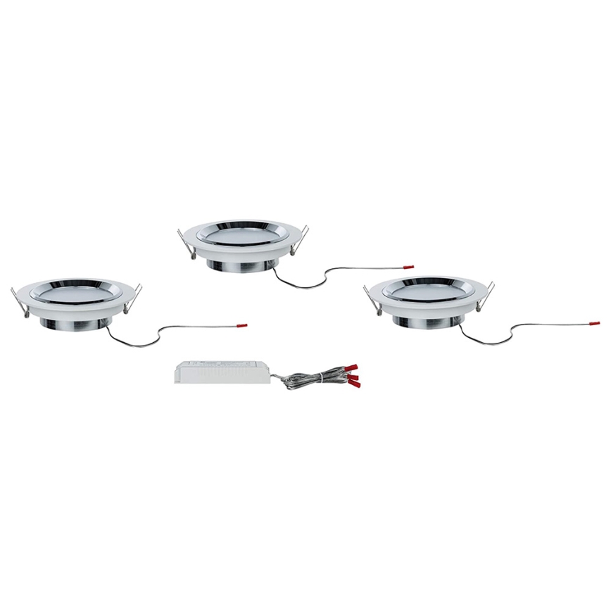 Paulmann 92693 - SADA 3xLED/8W Stmievateľné podhľadové svietidlo PREMIUM LINE 230/