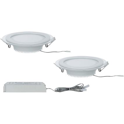 Paulmann 92705 - SADA 2xLED/7,5W Stmievateľné podhľadové svietidlo DECODOT 230V