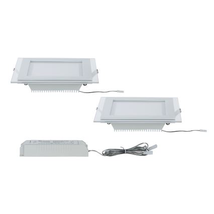 Paulmann 92706 - SADA 2xLED Podhľadové svietidlo DECODICE 2xLED/7,5W/230V