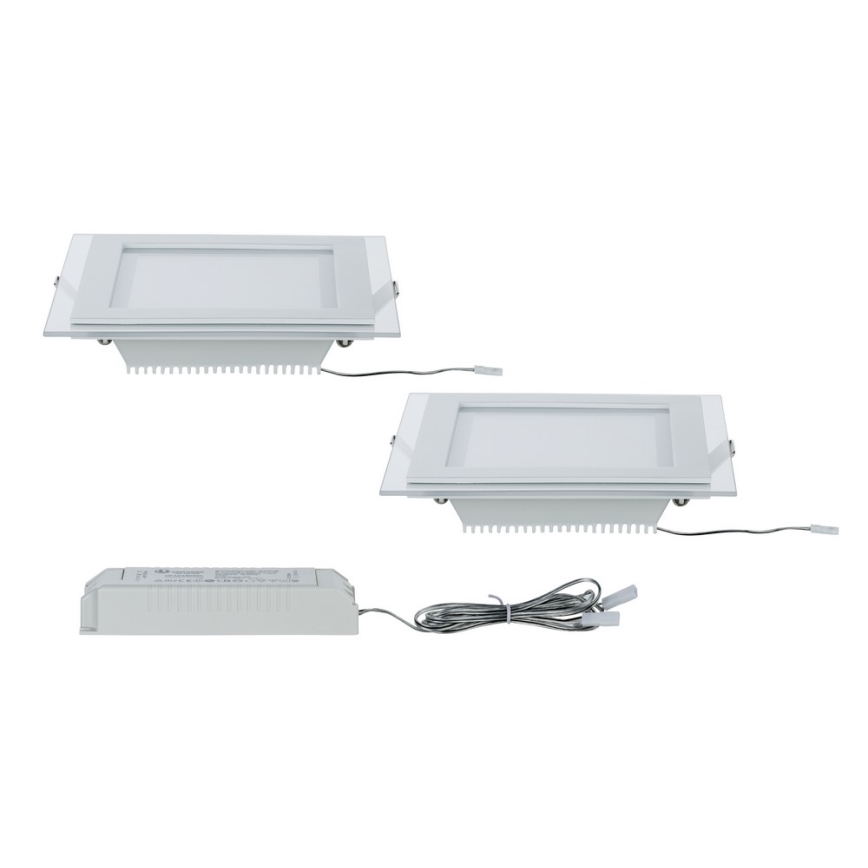 Paulmann 92706 - SADA 2xLED Podhľadové svietidlo DECODICE 2xLED/7,5W/230V